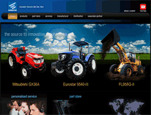 Tablet Screenshot of eurostartractors.com